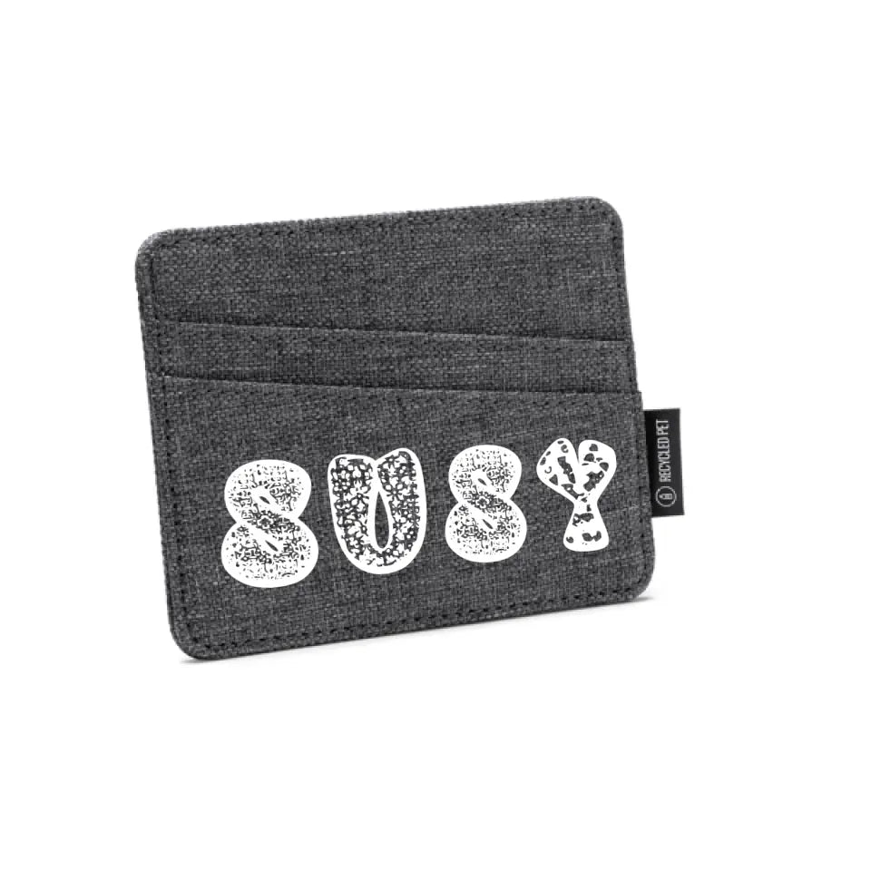 Tarjetero personalizado con nombre