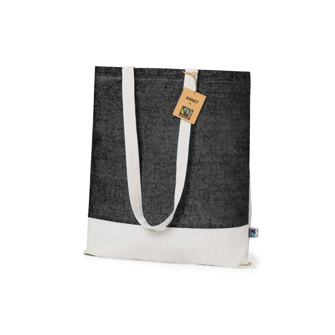 Tote bag bicolor algodón