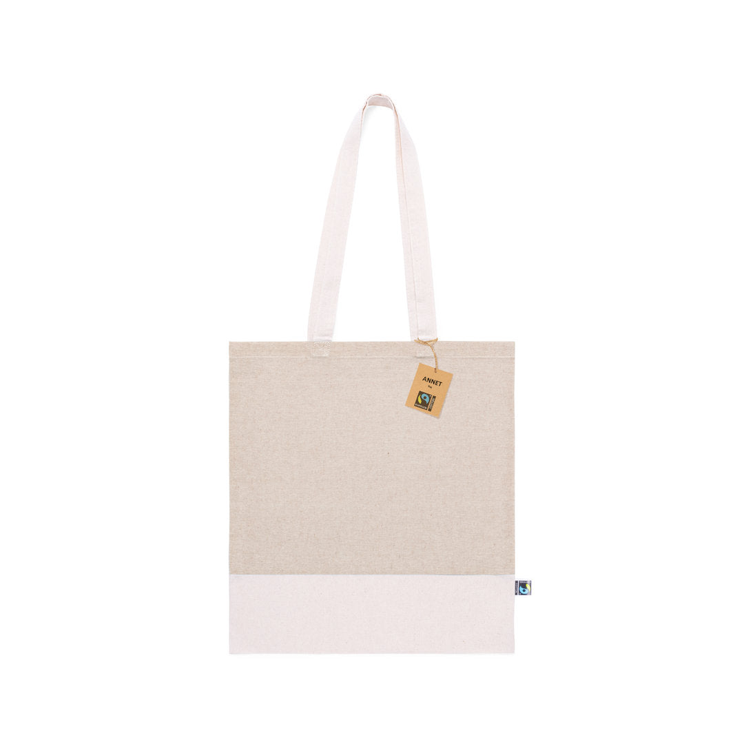 Tote bag bicolor algodón