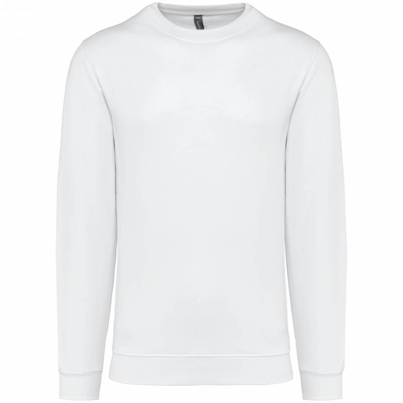 Sudadera básica cuello redondo