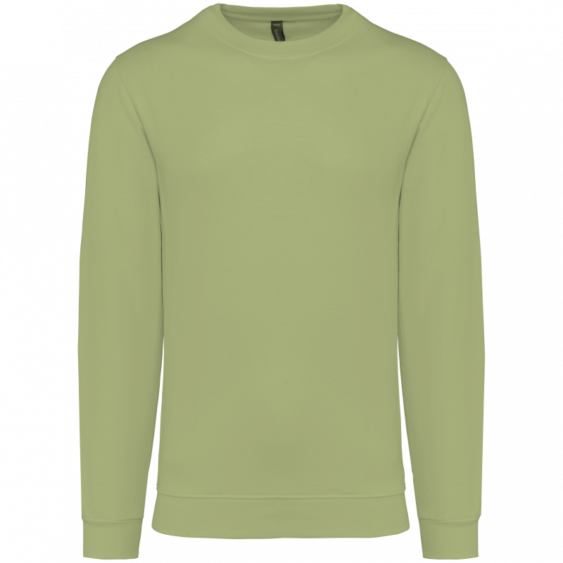 Sudadera básica cuello redondo