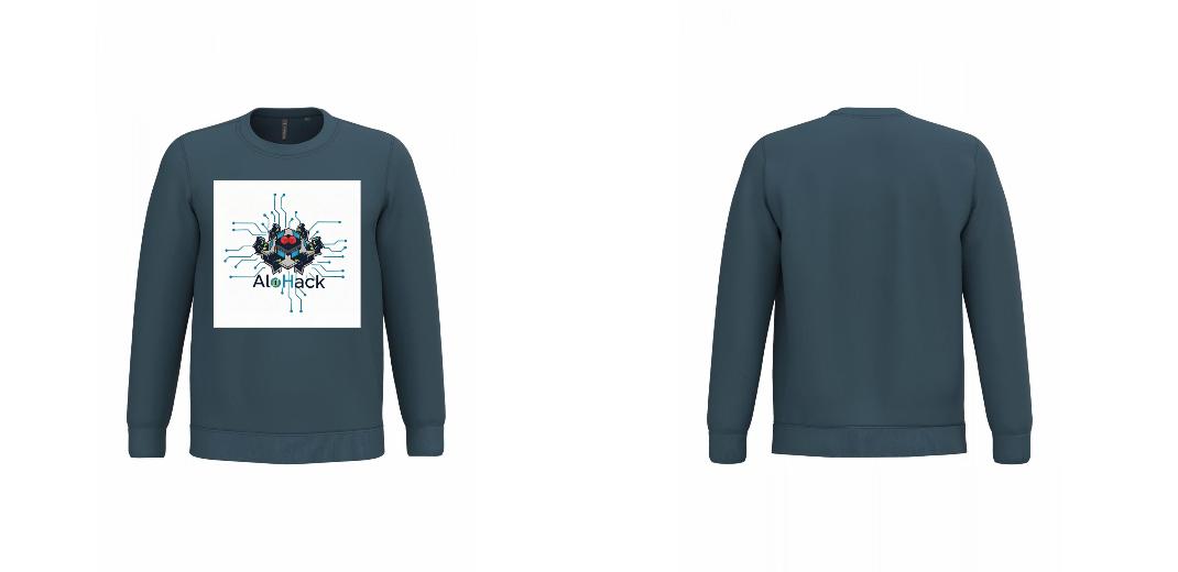 Sudadera básica cuello redondo