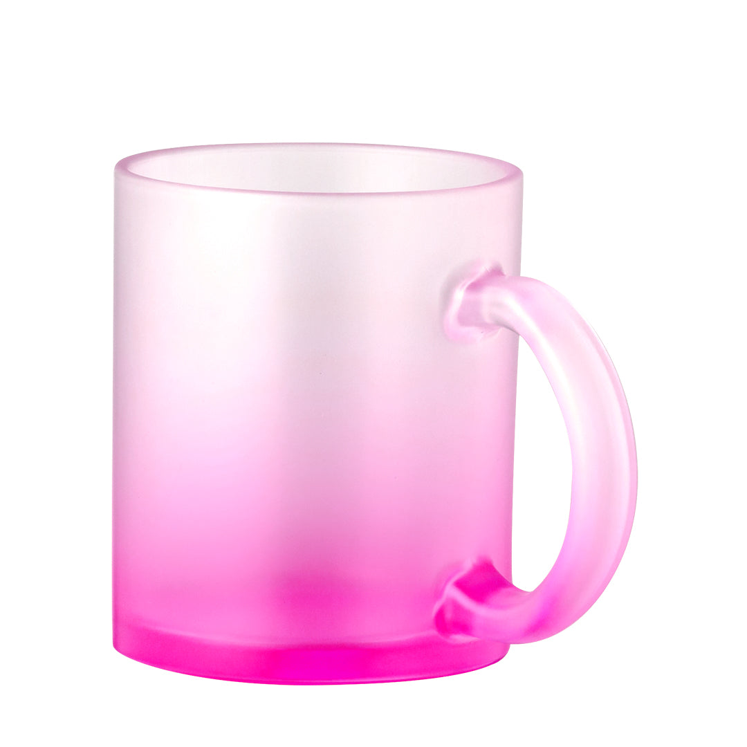 Taza cristal colores mate