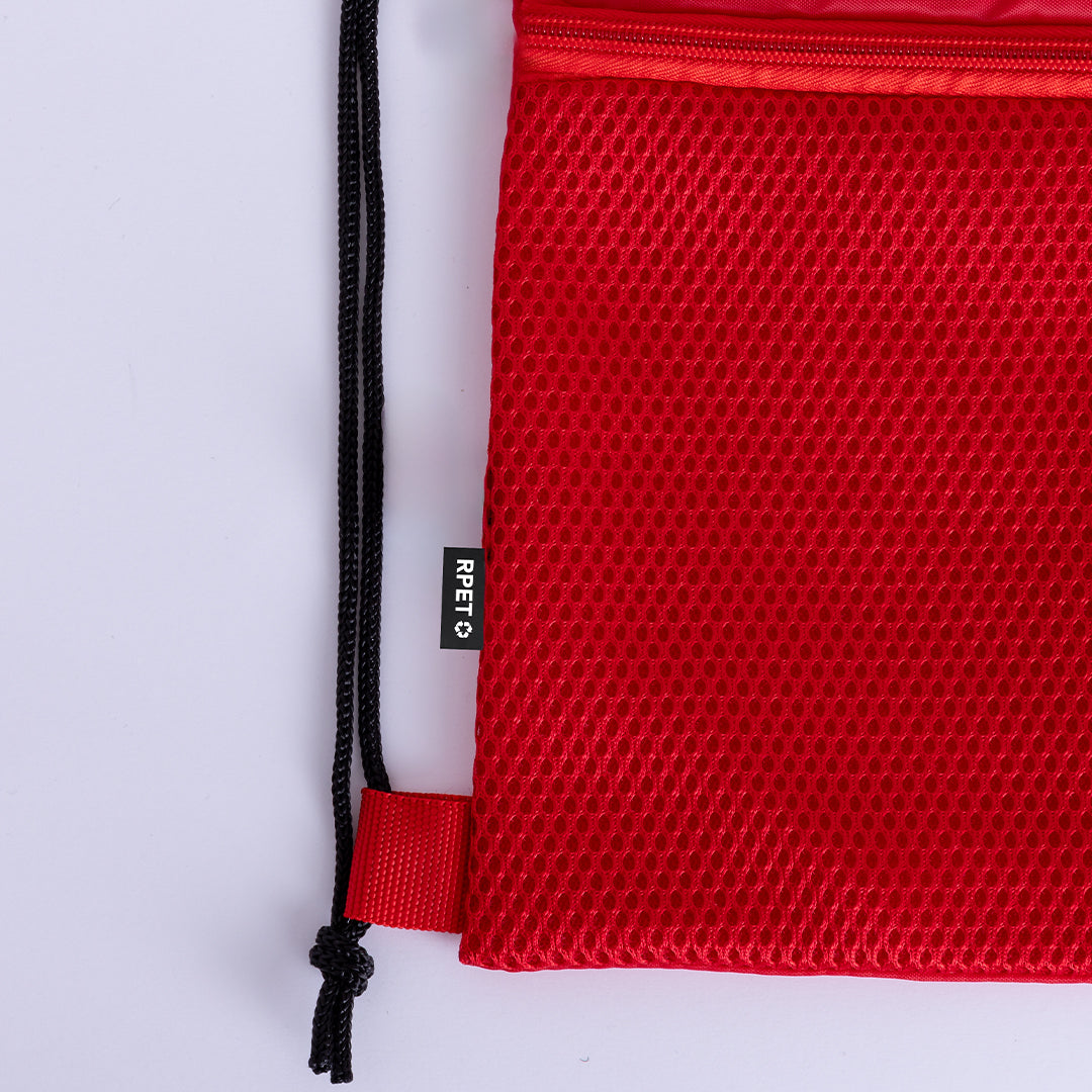 Mochila cuerdas con bolsillo