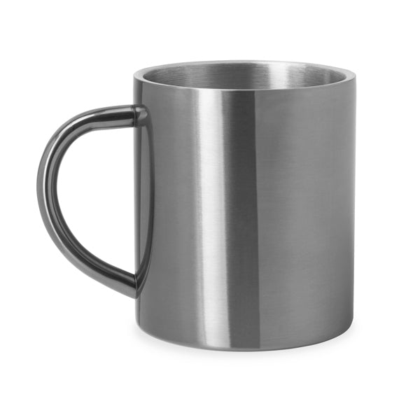 Taza acero doble pared marcada láser