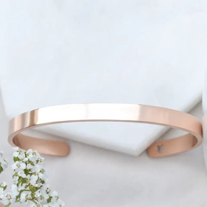 Brazalete muñeca acero grabado láser