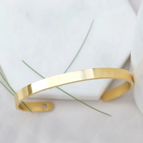 Brazalete muñeca acero grabado láser