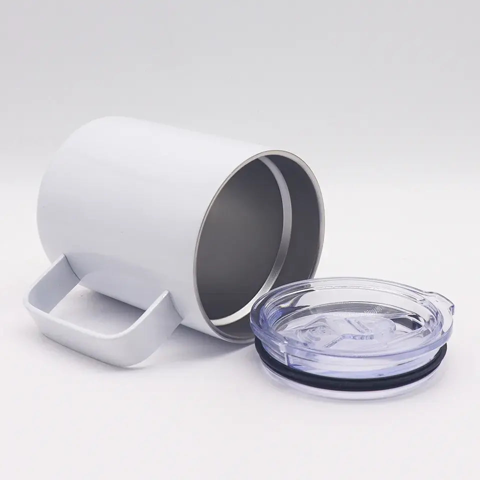 Taza viaje termo Inicial dorada flores