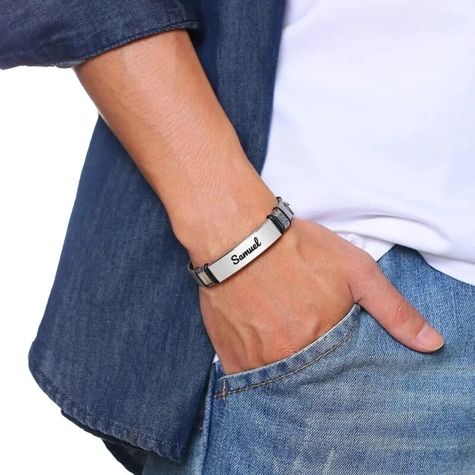 Pulsera correa acero inoxidable