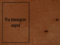 Holzkiste mit Foto