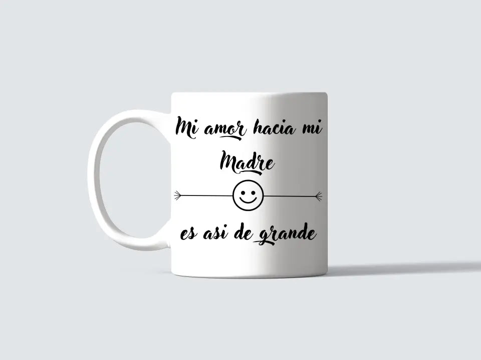 Tasse mit Spruch „Meine Liebe“ (anpassbar)