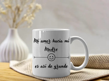 Tasse mit Spruch „Meine Liebe“ (anpassbar)