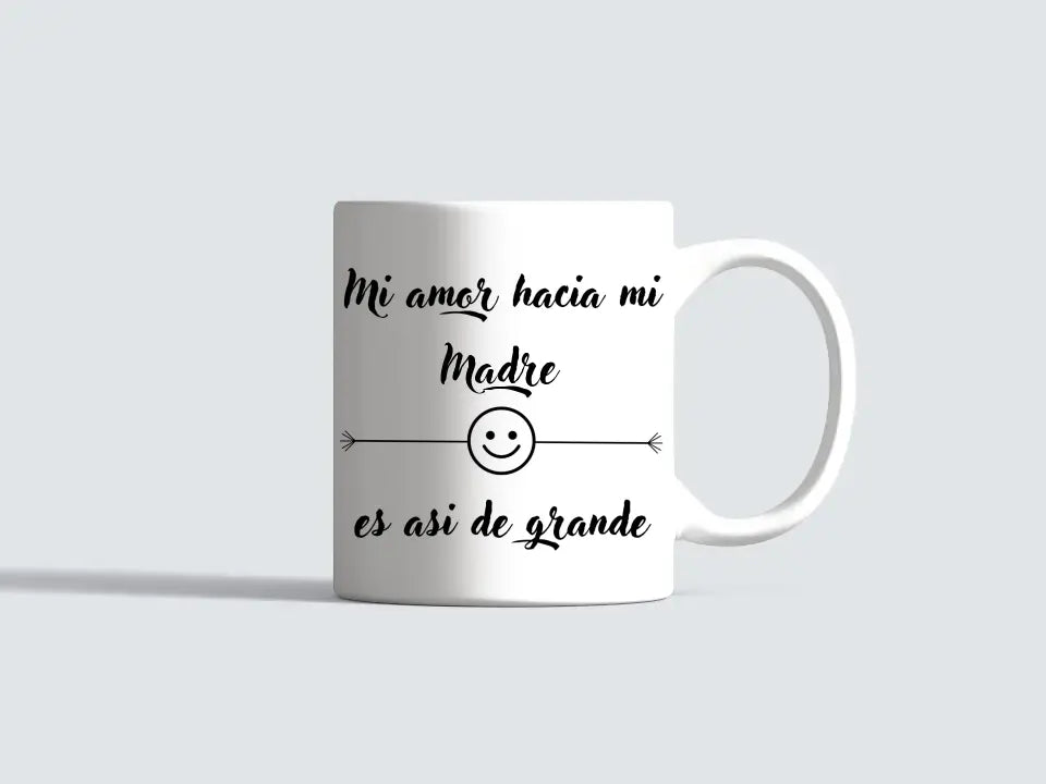 Tasse mit Spruch „Meine Liebe“ (anpassbar)