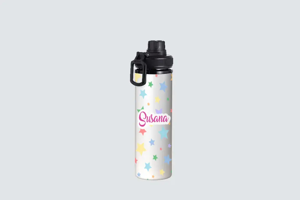 Flasche/Fass 850 ml Muster + Name