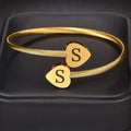 Brazalete corazones acero grabado láser