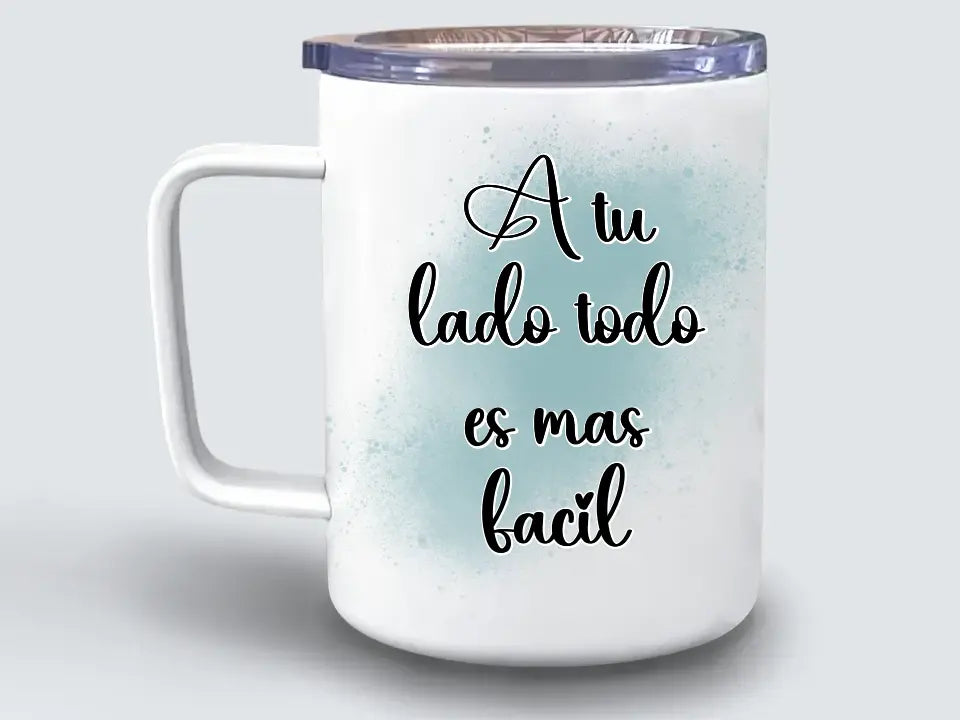 Taza termo pareja enamorados