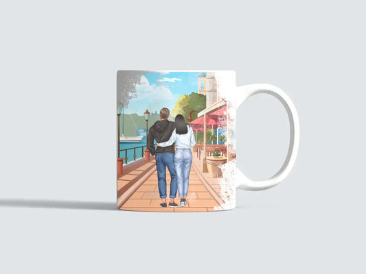 Taza pareja enamorados