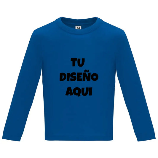 Camiseta manga larga bebé personalizada