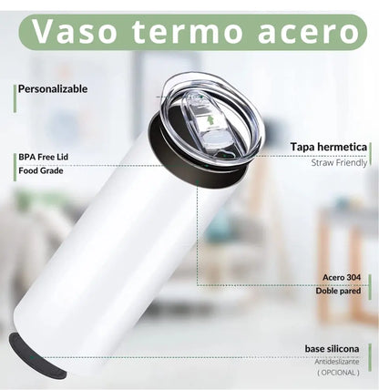 Vaso acero Monstruos