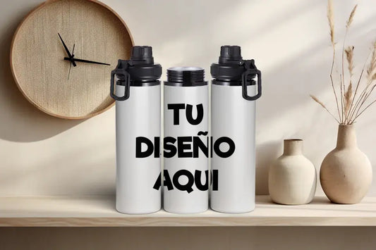 Botella deportiva aluminio personalizada