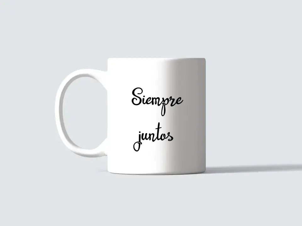 Taza foto con frase