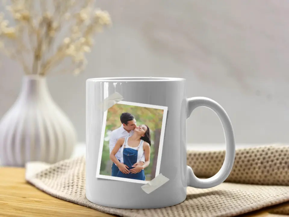 Taza foto con frase