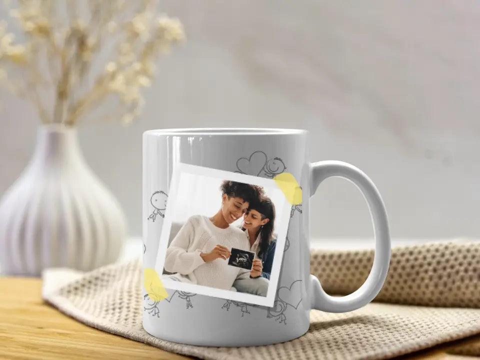 Ich liebe dich Tasse + Foto