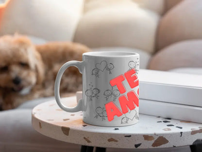 Ich liebe dich Tasse + Foto