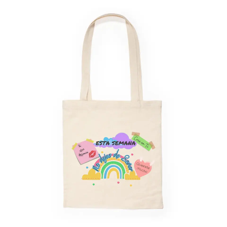 Tote bag Frase "no dejes de soñar"