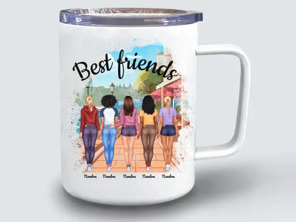 Thermos-Reisebecher (Anpassbare Freunde)