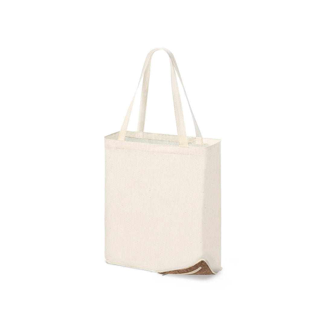 Tote bag plegable algodón corcho