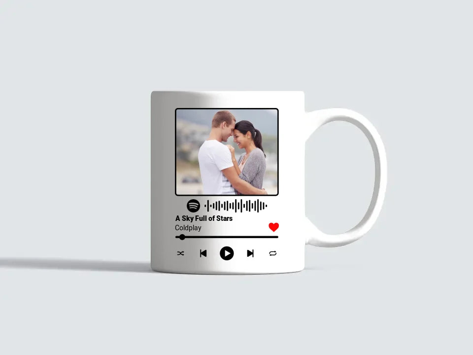 Taza reproductor con código