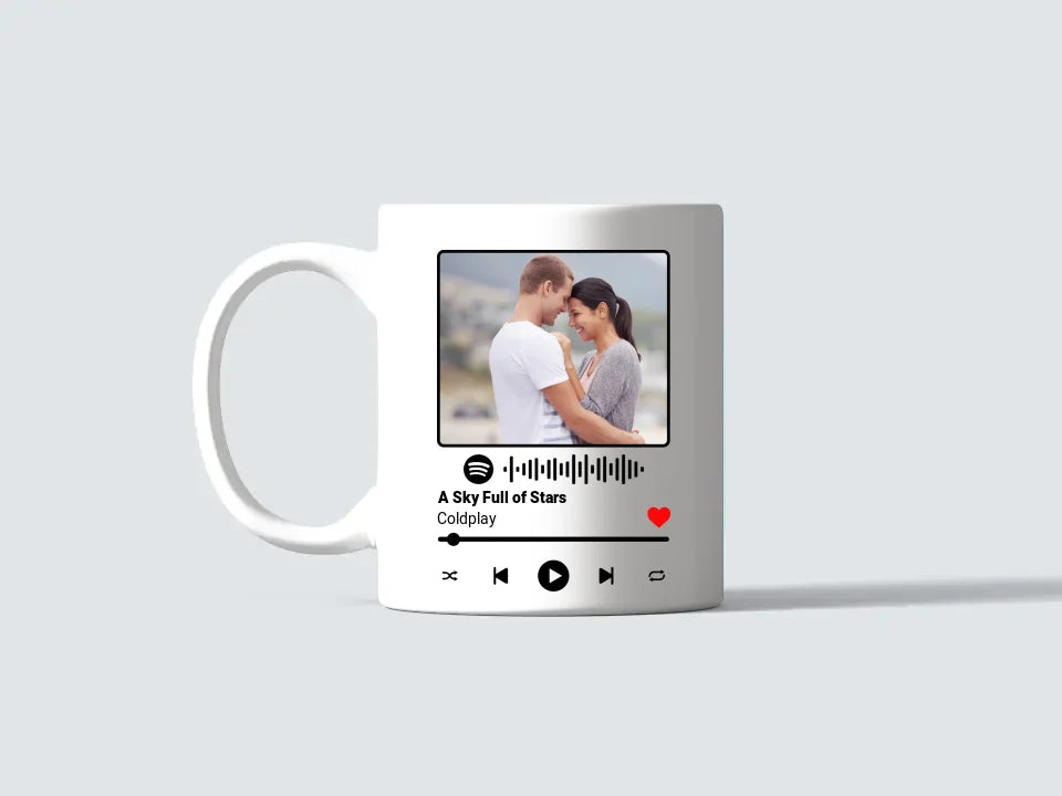 Taza reproductor con código