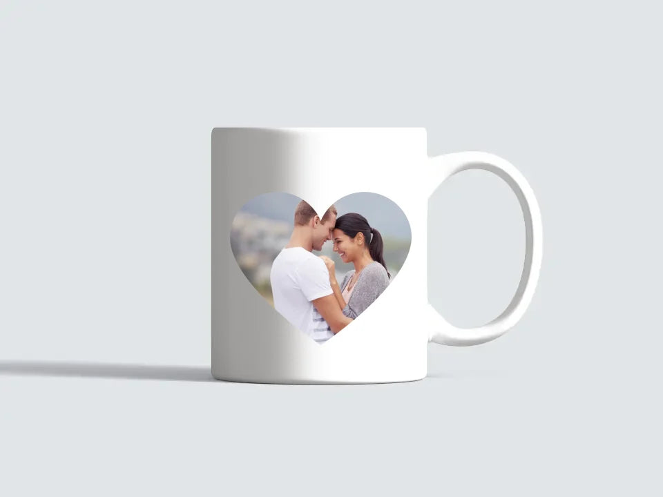 Taza calendario + corazón