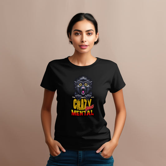Camiseta mujer mental crazy