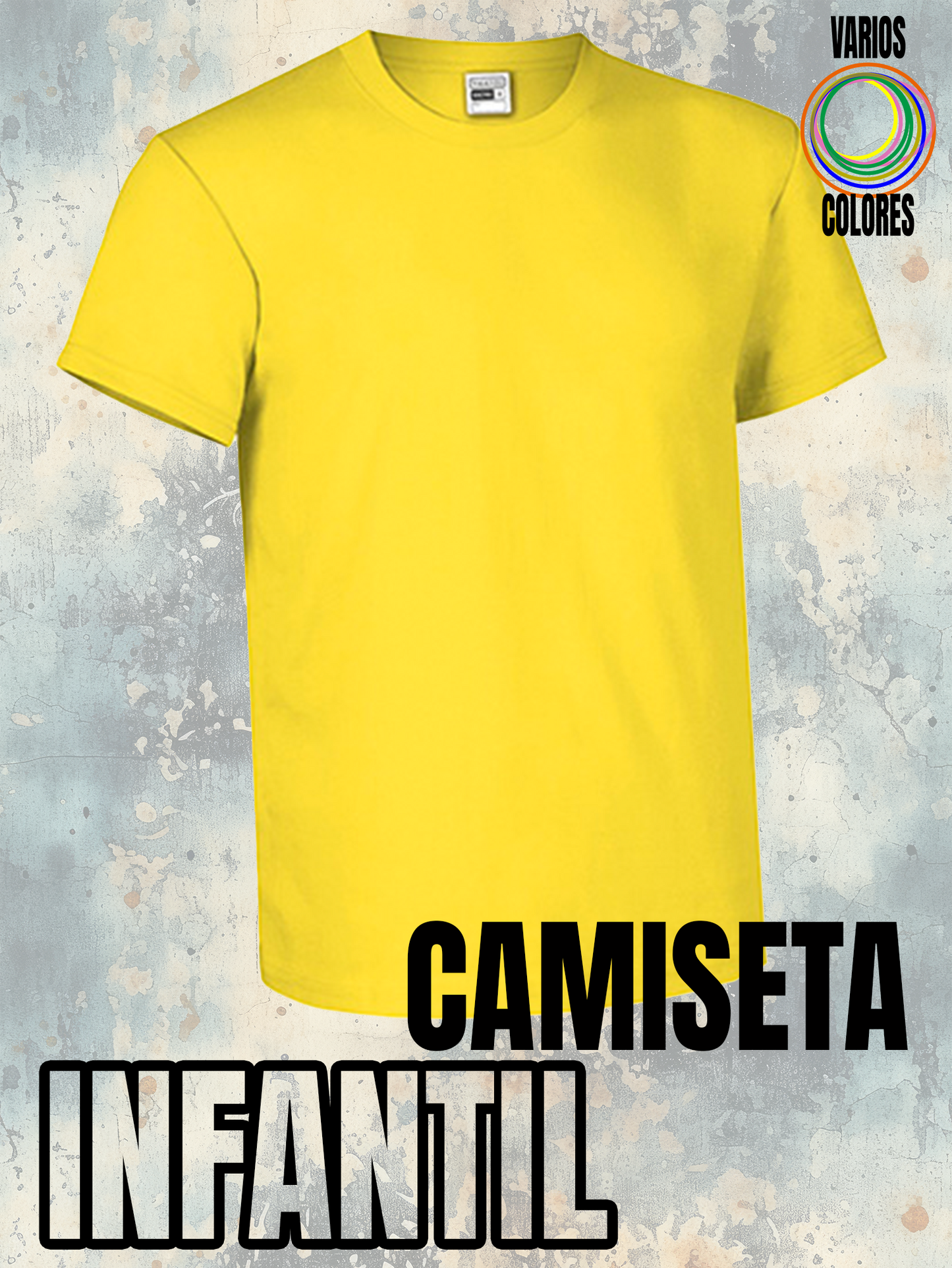 Camiseta unisex infantil