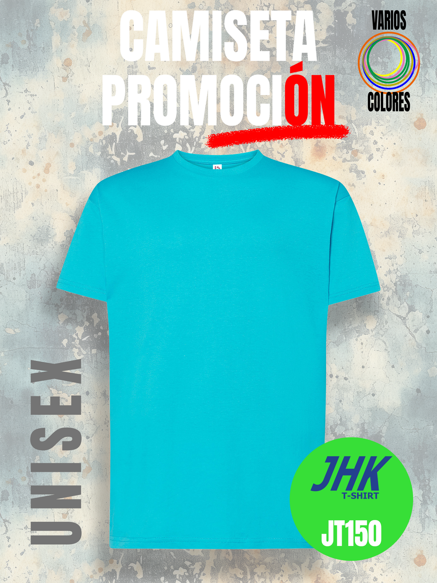 Camiseta unisex promoción 2025