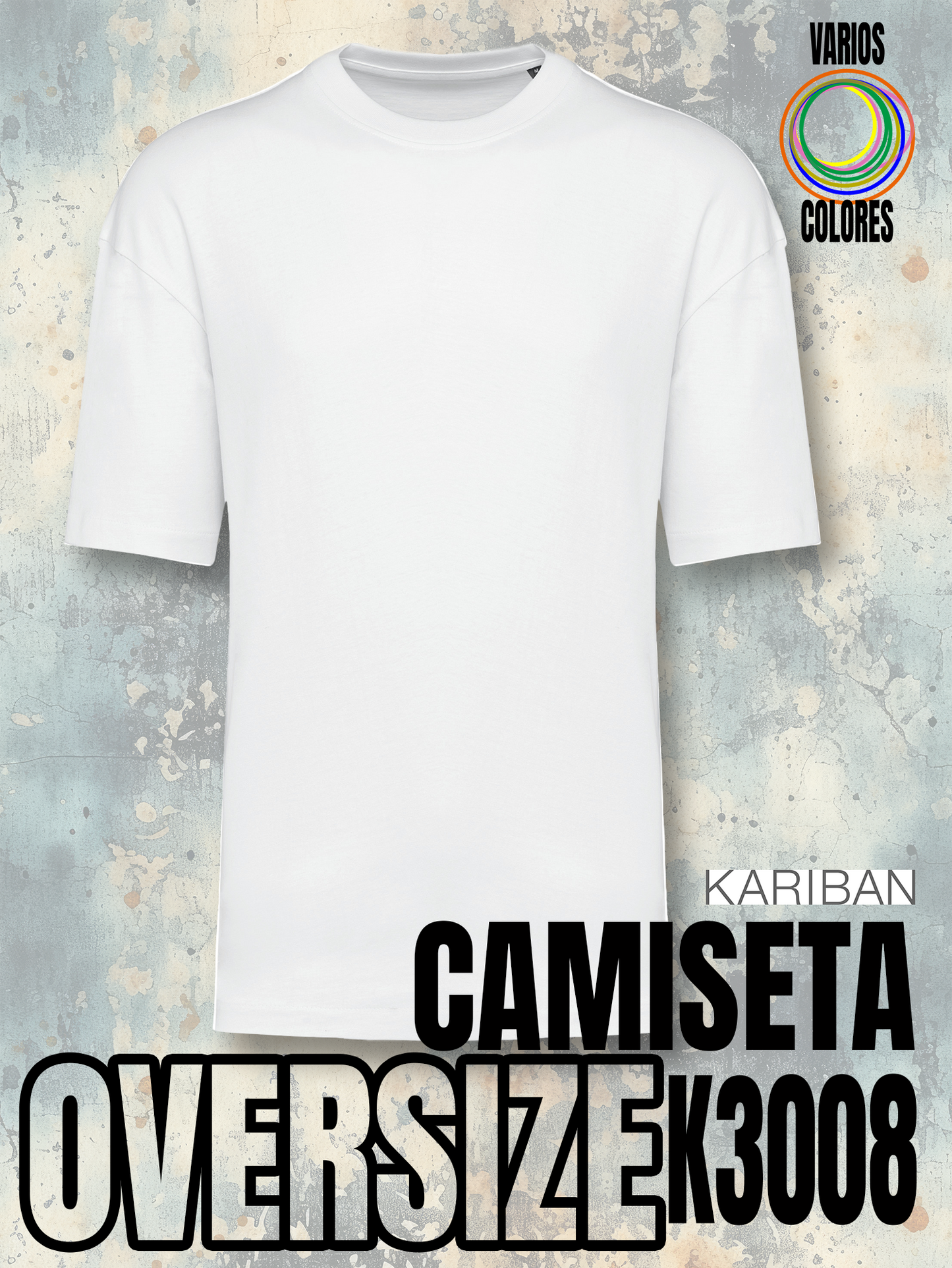 Camiseta oversize unisex
