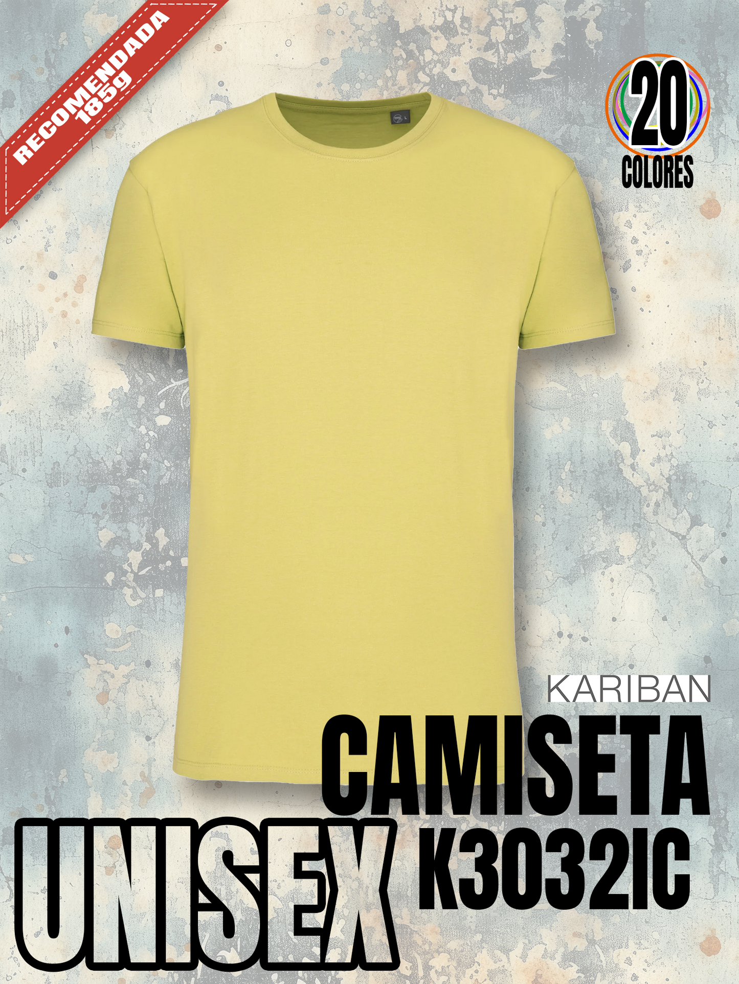 Camiseta unisex K3032IC