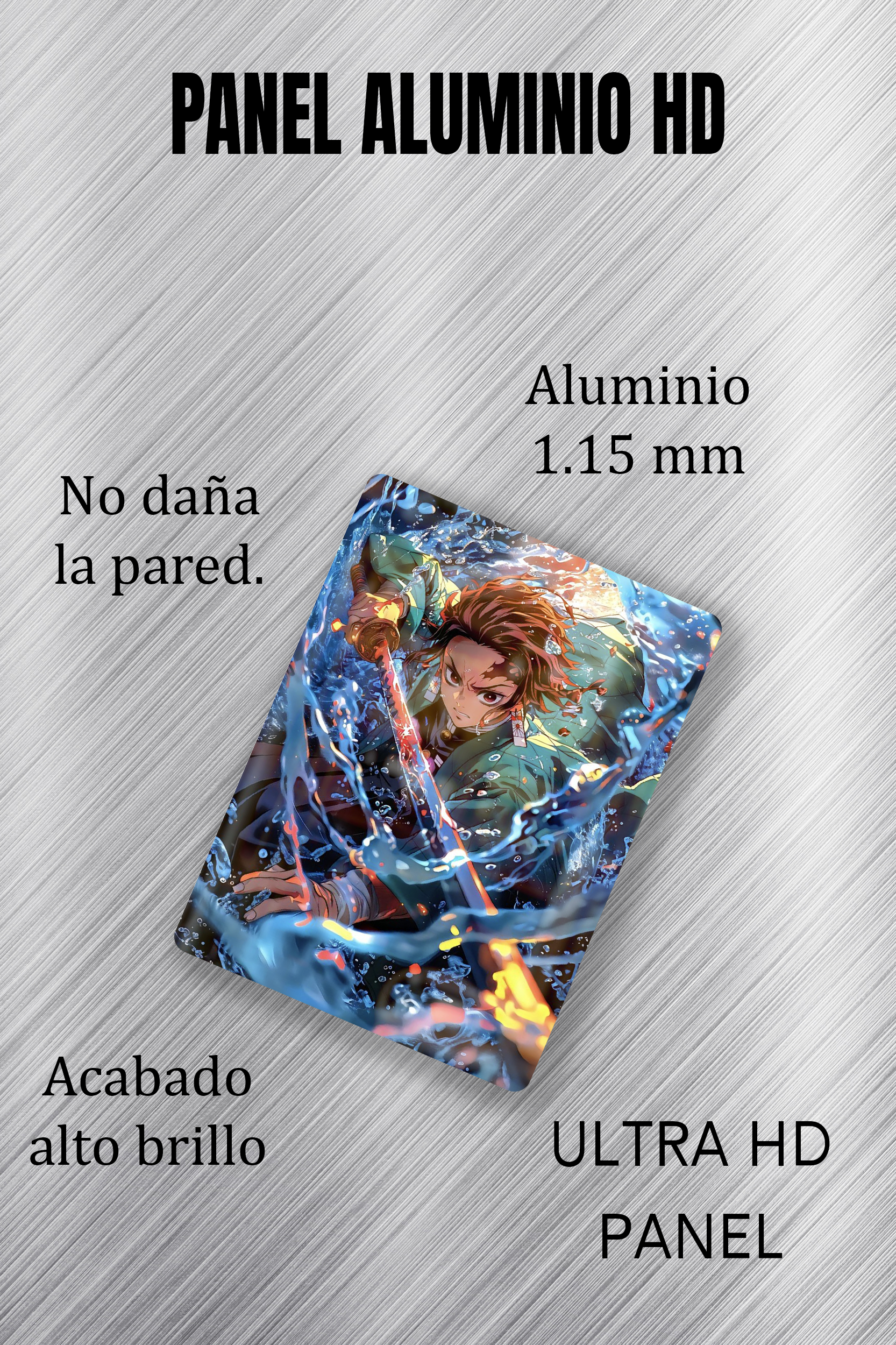 Tríptico panel aluminio HD 30x40