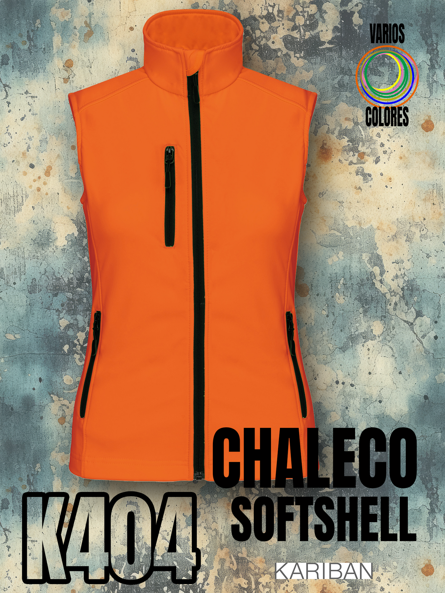 Chaleco softshell mujer