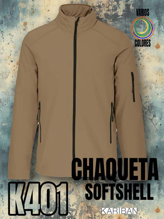 Chaqueta softshell hombre K401