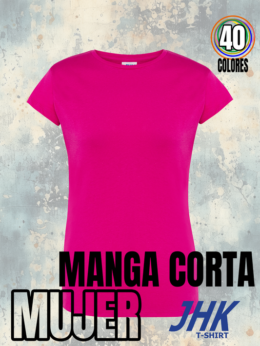 Camiseta manga corta mujer