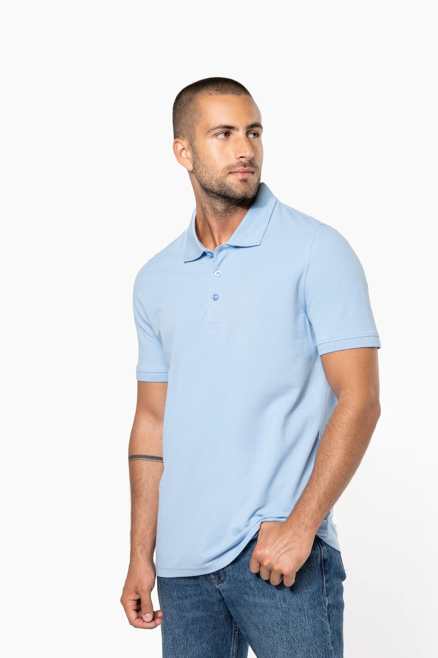 Polo hombre manga corta