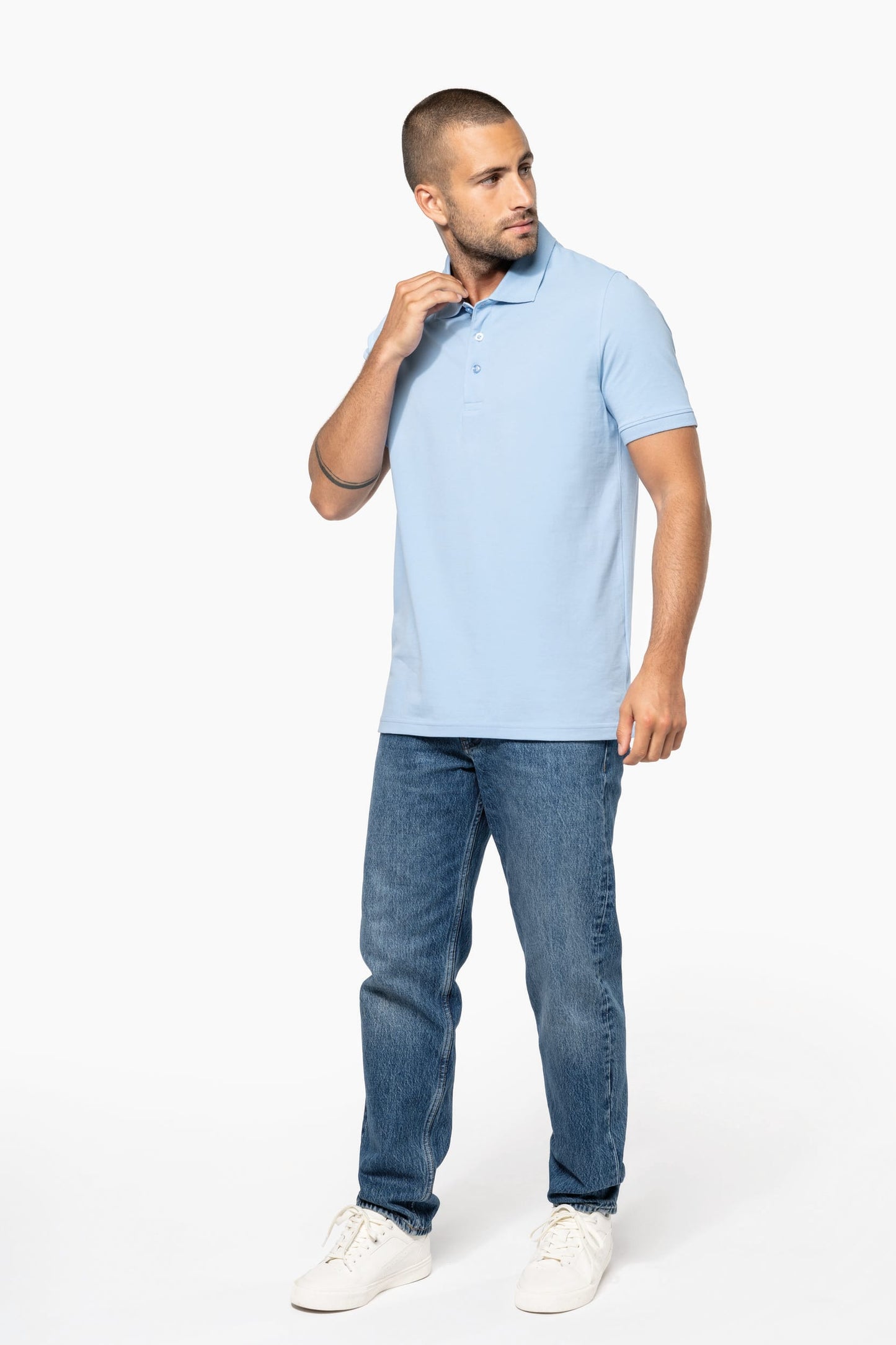 Polo hombre manga corta