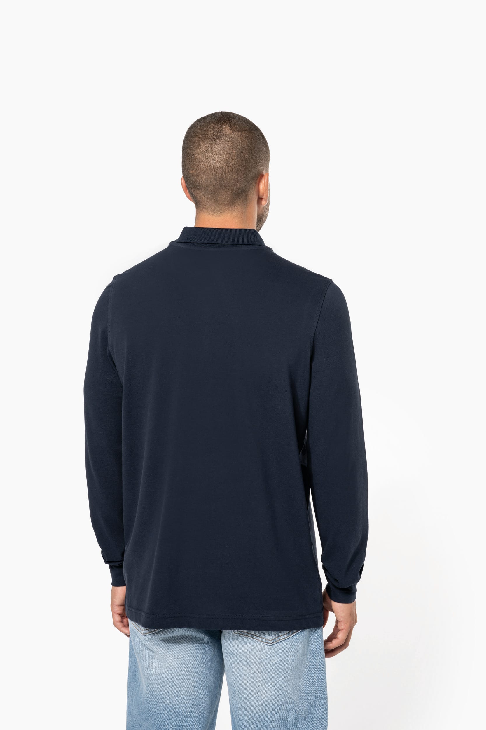 Polo piqué de manga larga