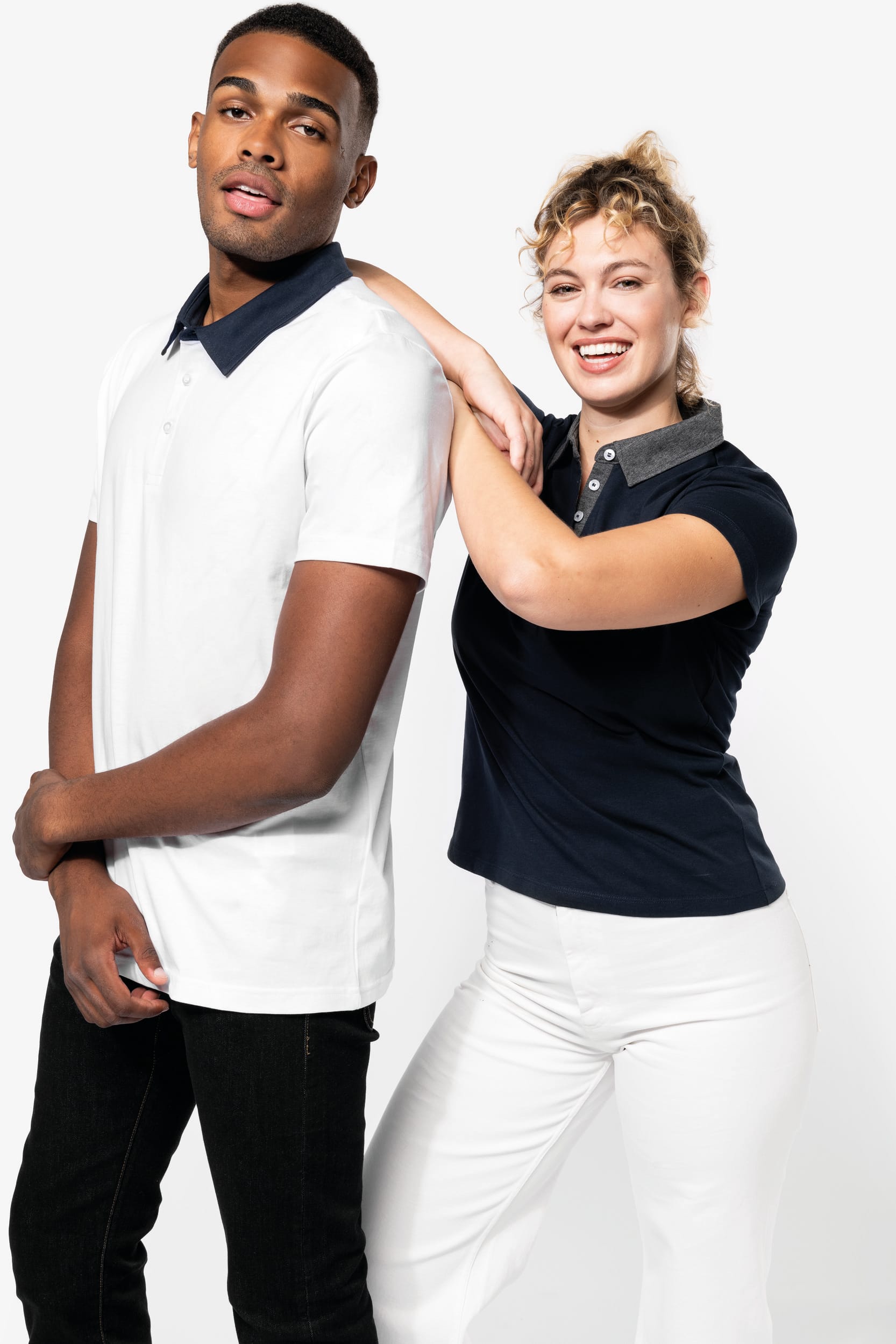 Polo jersey bicolor