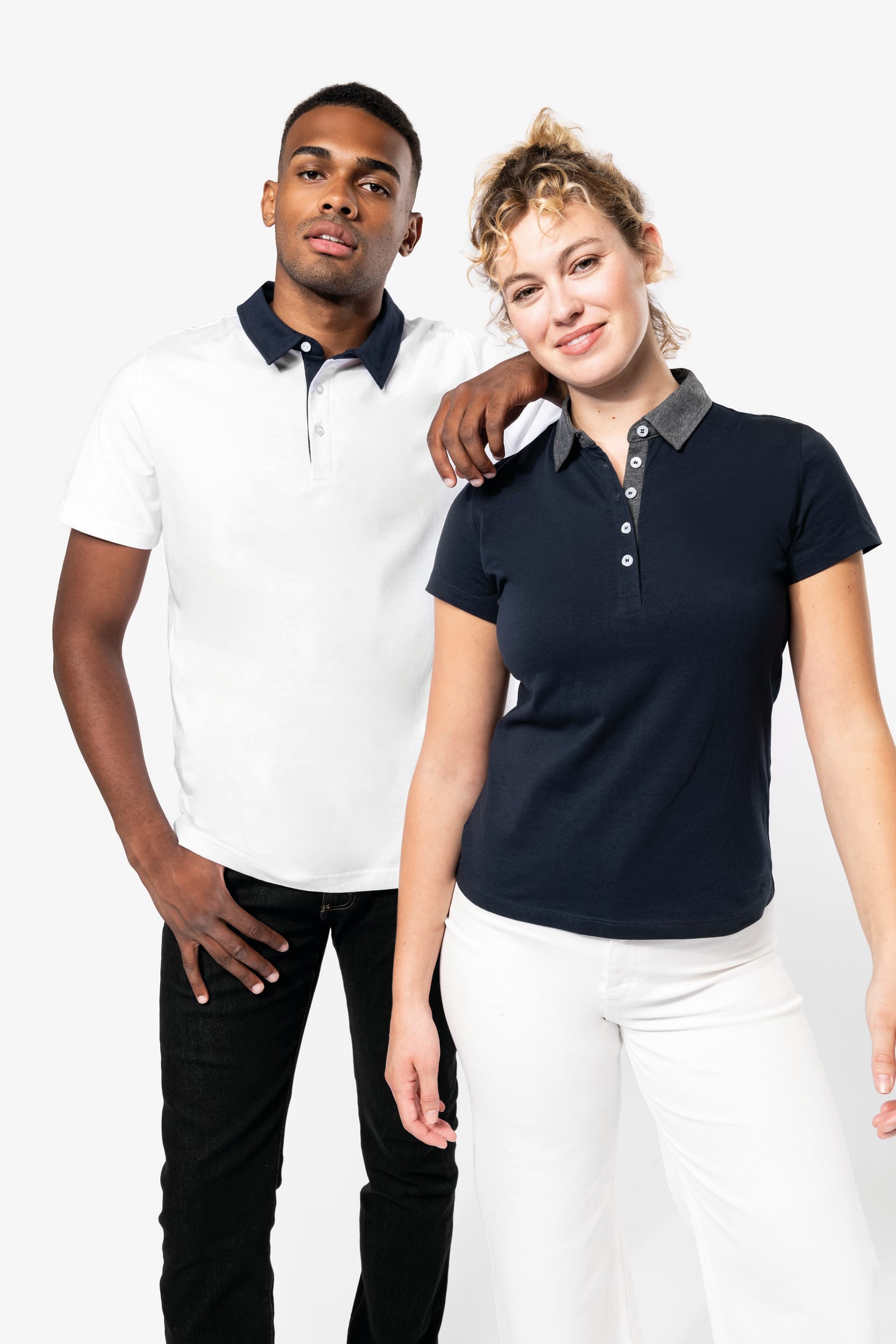 Polo jersey bicolor