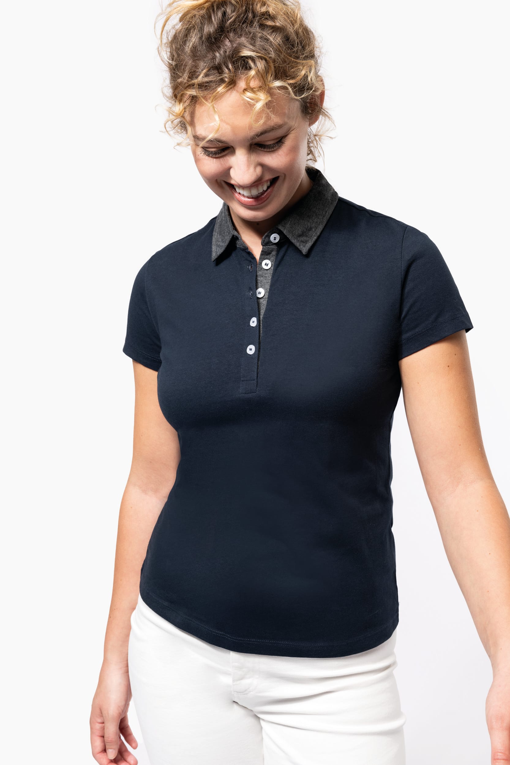 Polo jersey bicolor