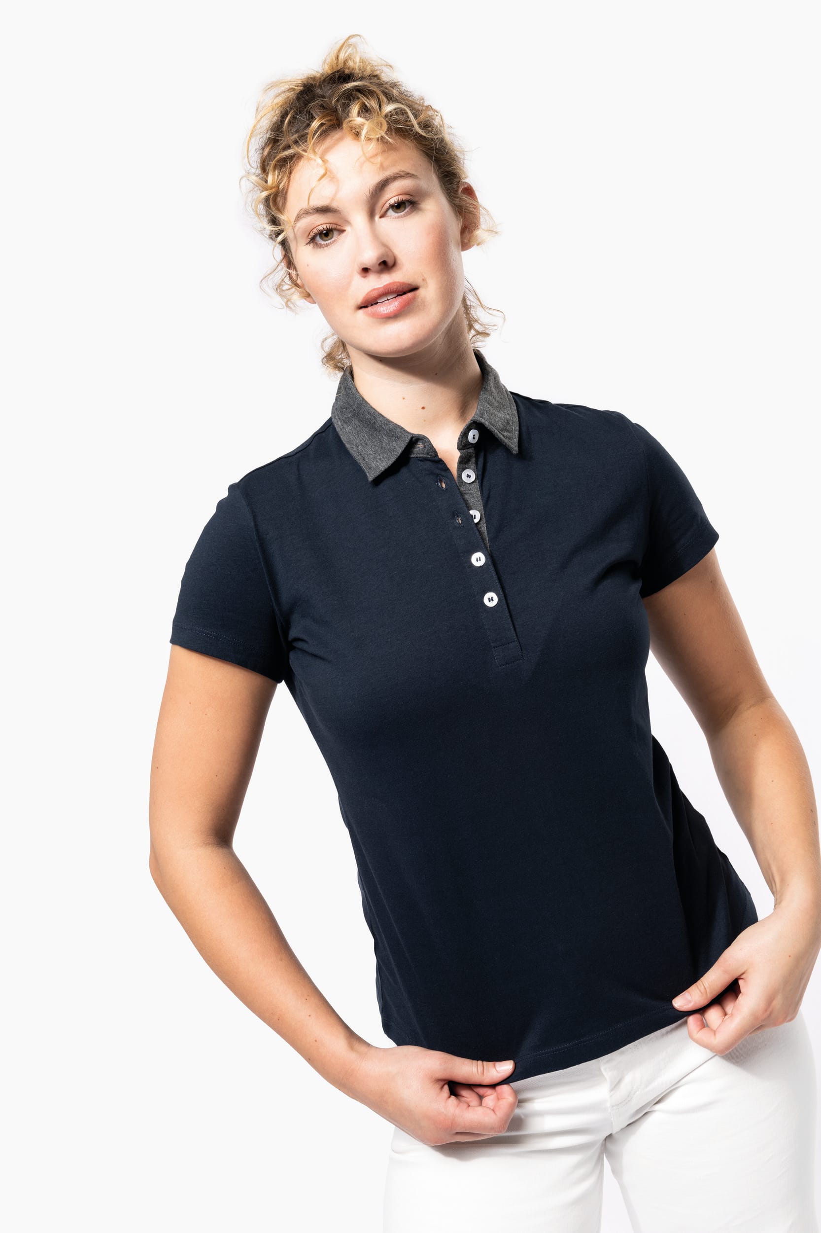 Polo jersey bicolor